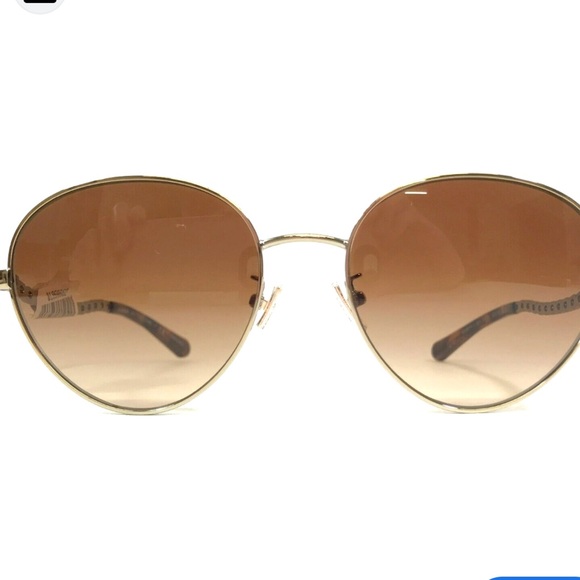Coach Accessories - Coach Gold and Brown Sunglasses